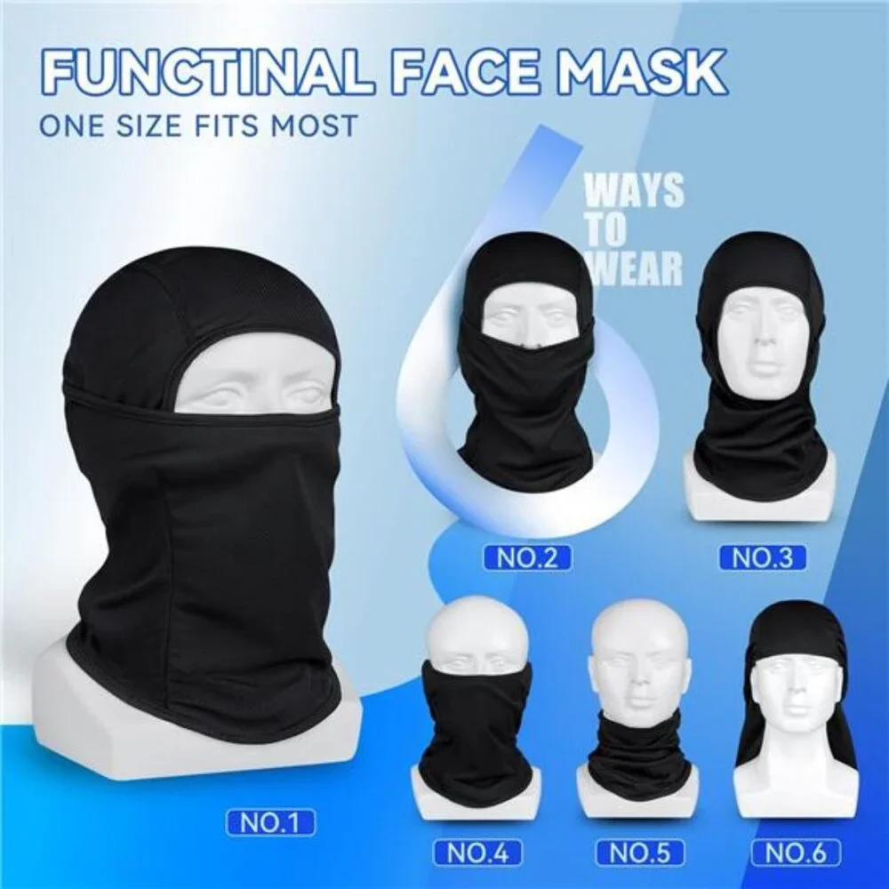 3 Pieces Balaclava Ski Mask -Winter Full Face Mask for Men Women Windproof